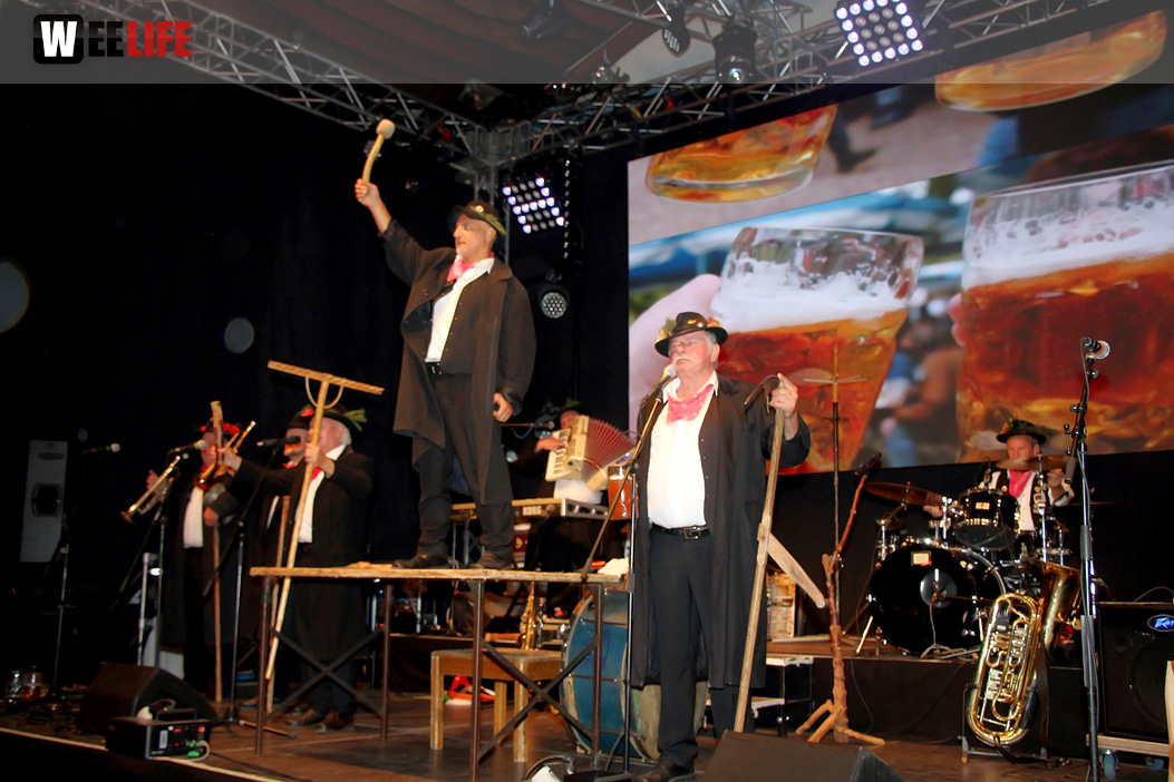 Tag der Sparkasse Jetzendorfer Hinterhofmusikanten Hofer Volksfest 2018