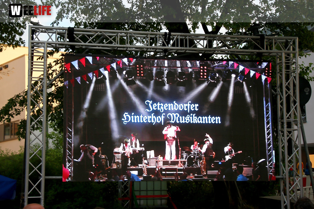 Tag der Sparkasse Jetzendorfer Hinterhofmusikanten Hofer Volksfest 2018