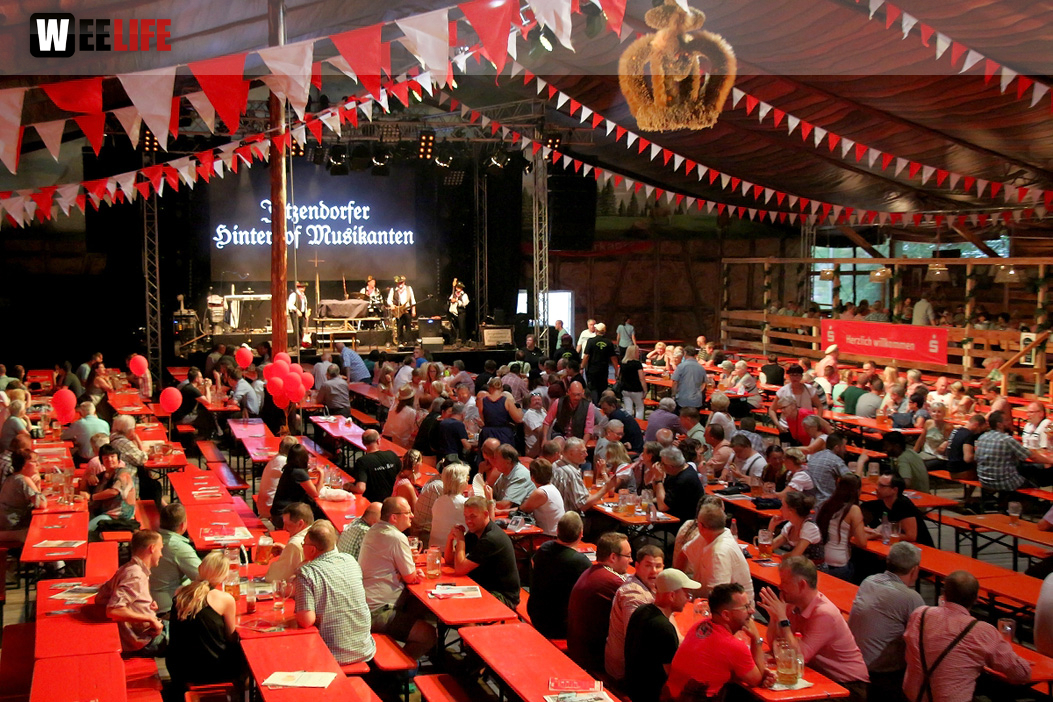 Tag der Sparkasse Jetzendorfer Hinterhofmusikanten Hofer Volksfest 2018
