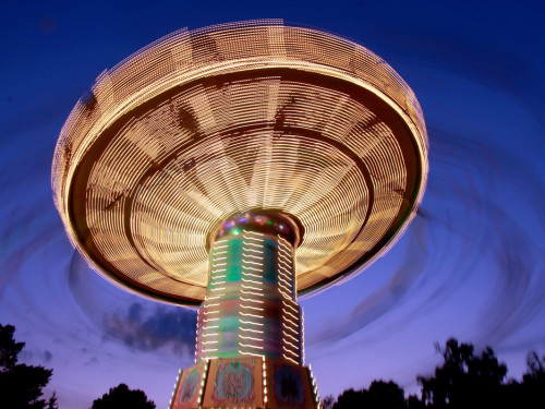 Langzeitbelichtung Hofer Volksfest 2018 2.8.18 – Foto 4