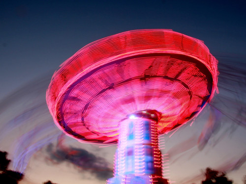 Langzeitbelichtung Hofer Volksfest 2018 2.8.18 – Foto 7