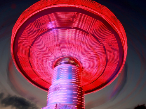 Langzeitbelichtung Hofer Volksfest 2018 2.8.18 – Foto 10