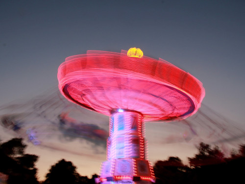 Langzeitbelichtung Hofer Volksfest 2018 2.8.18 – Foto 13