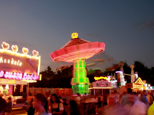 Langzeitbelichtung Hofer Volksfest 2018 2.8.18 – Foto 17