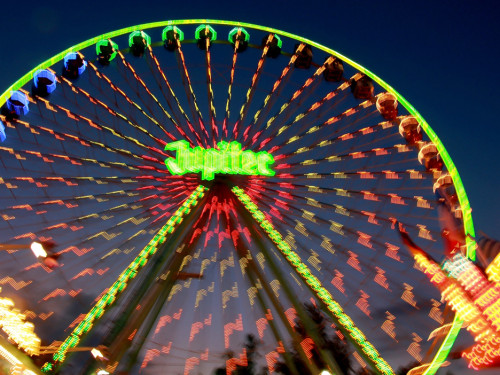 Langzeitbelichtung Hofer Volksfest 2018 2.8.18 – Foto 24