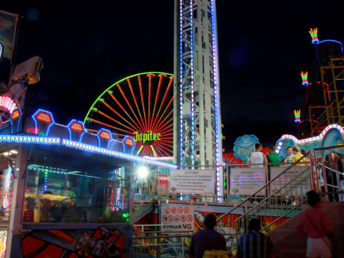 Langzeitbelichtung Hofer Volksfest 2018 2.8.18 – Foto 36