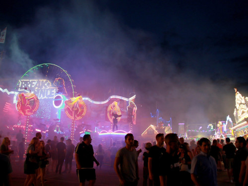 Langzeitbelichtung Hofer Volksfest 2018 2.8.18 – Foto 37