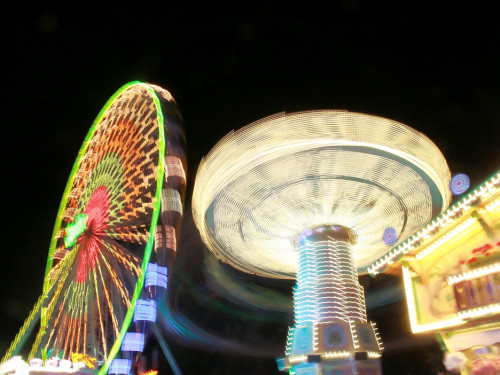Langzeitbelichtung Hofer Volksfest 2018 2.8.18 – Foto 40