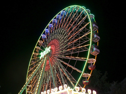Langzeitbelichtung Hofer Volksfest 2018 2.8.18 – Foto 41