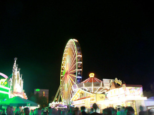 Langzeitbelichtung Hofer Volksfest 2018 2.8.18 – Foto 42