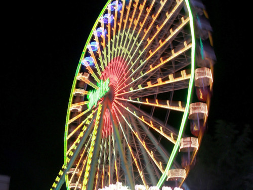 Langzeitbelichtung Hofer Volksfest 2018 2.8.18 – Foto 43