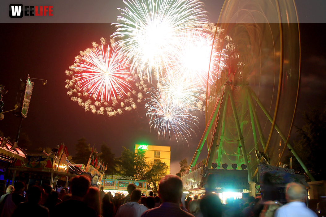 Abschlussfeuerwerk Hofer Volksfest 2018