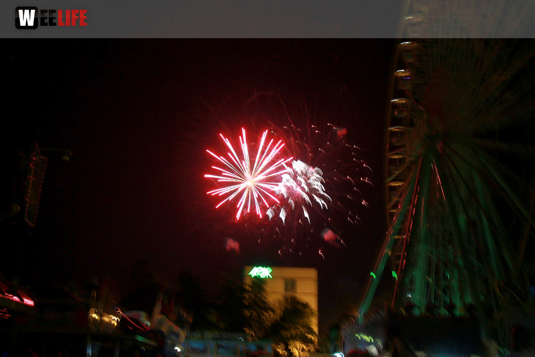 Abschlussfeuerwerk Hofer Volksfest 2018