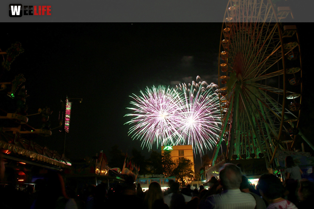 Abschlussfeuerwerk Hofer Volksfest 2018