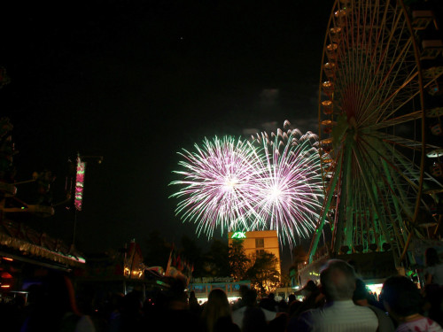 Abschlussfeuerwerk Hofer Volksfest 2018 – Foto 4