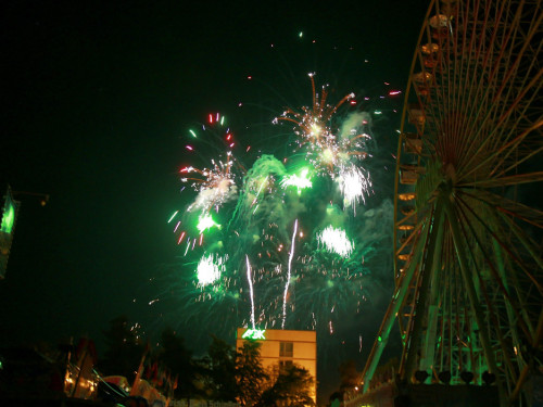 Abschlussfeuerwerk Hofer Volksfest 2018 – Foto 6