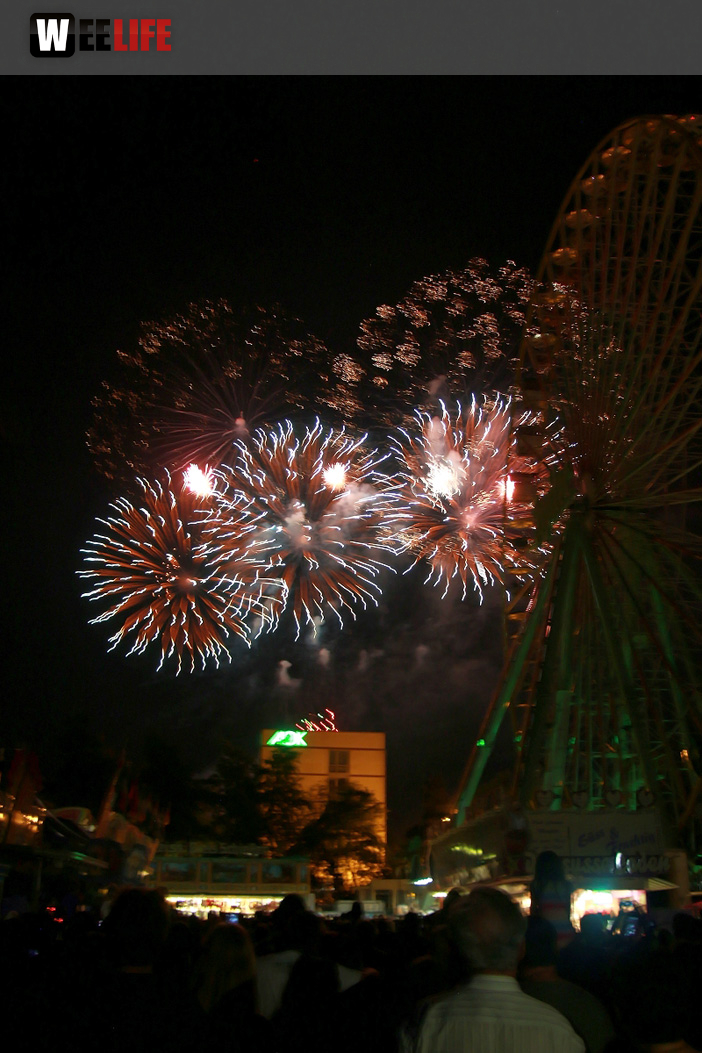 Abschlussfeuerwerk Hofer Volksfest 2018