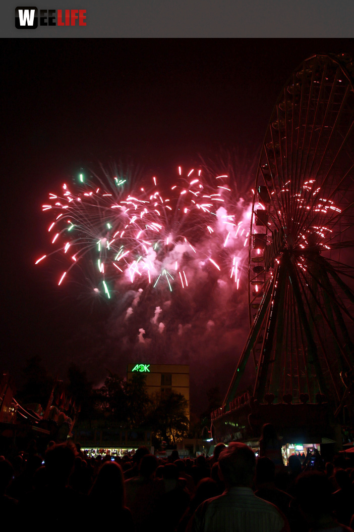 Abschlussfeuerwerk Hofer Volksfest 2018