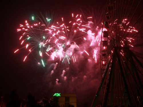 Abschlussfeuerwerk Hofer Volksfest 2018 – Foto 8