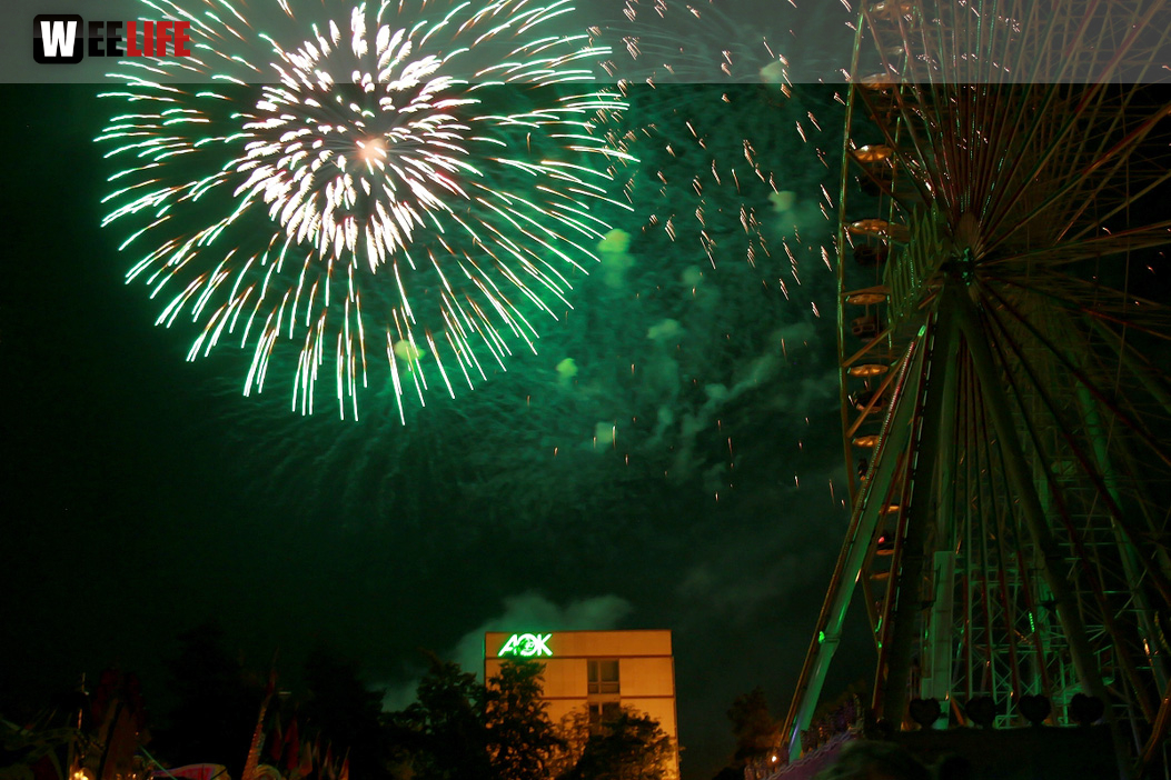 Abschlussfeuerwerk Hofer Volksfest 2018