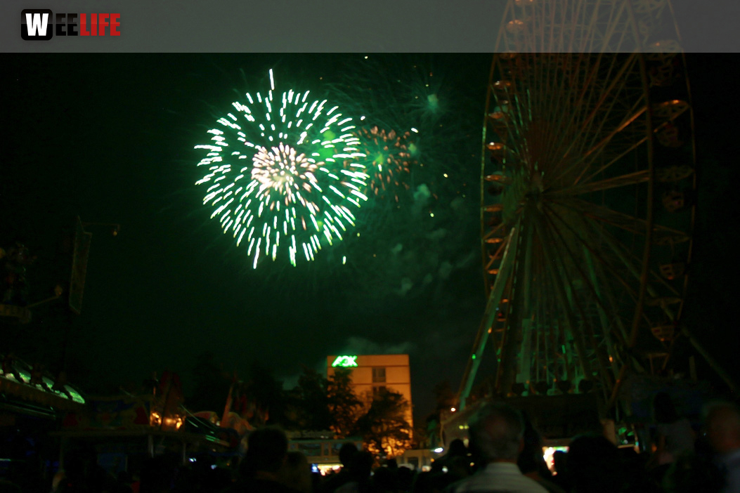 Abschlussfeuerwerk Hofer Volksfest 2018