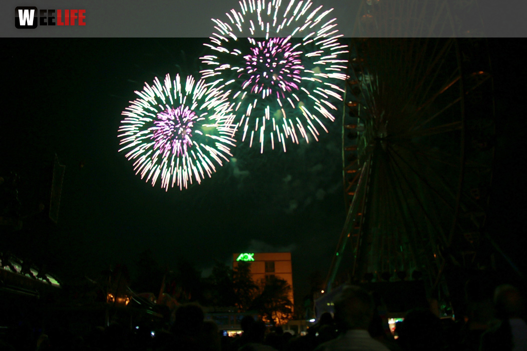 Abschlussfeuerwerk Hofer Volksfest 2018