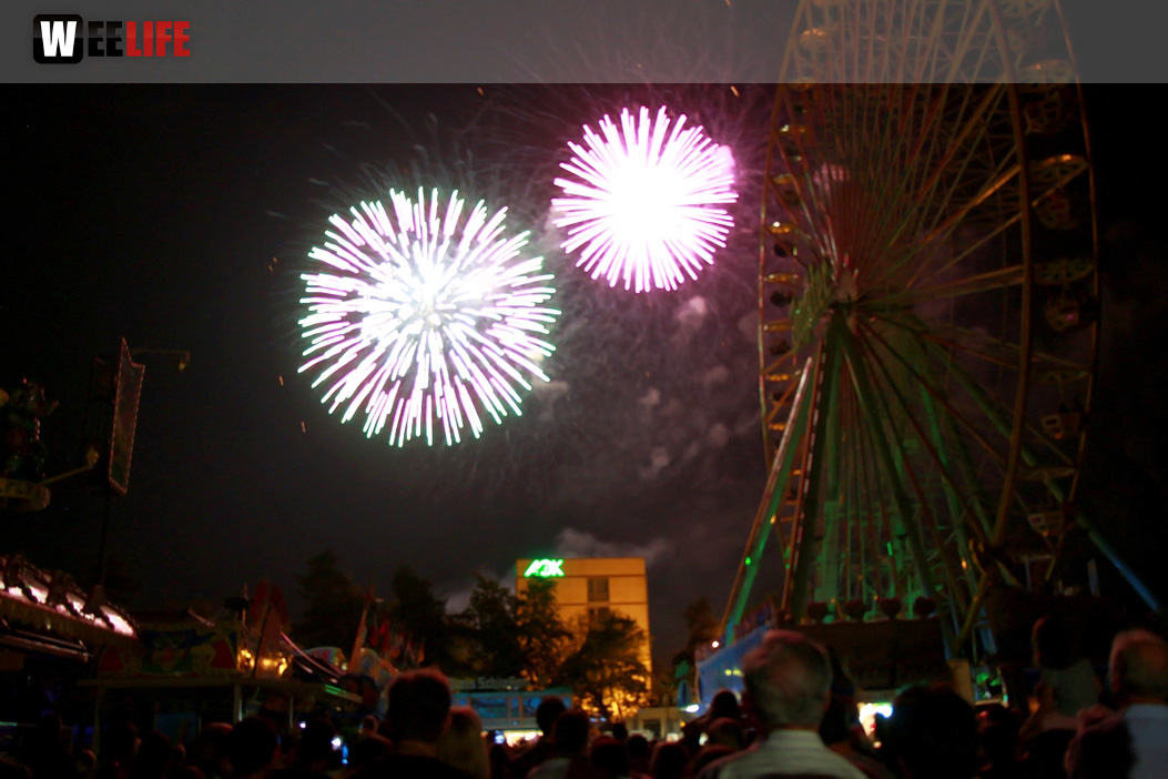 Abschlussfeuerwerk Hofer Volksfest 2018