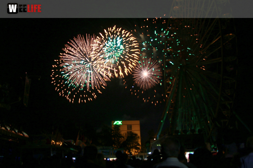 Abschlussfeuerwerk Hofer Volksfest 2018