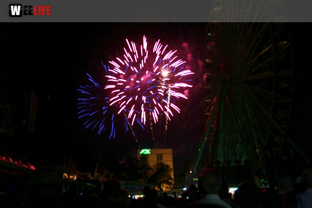 Abschlussfeuerwerk Hofer Volksfest 2018