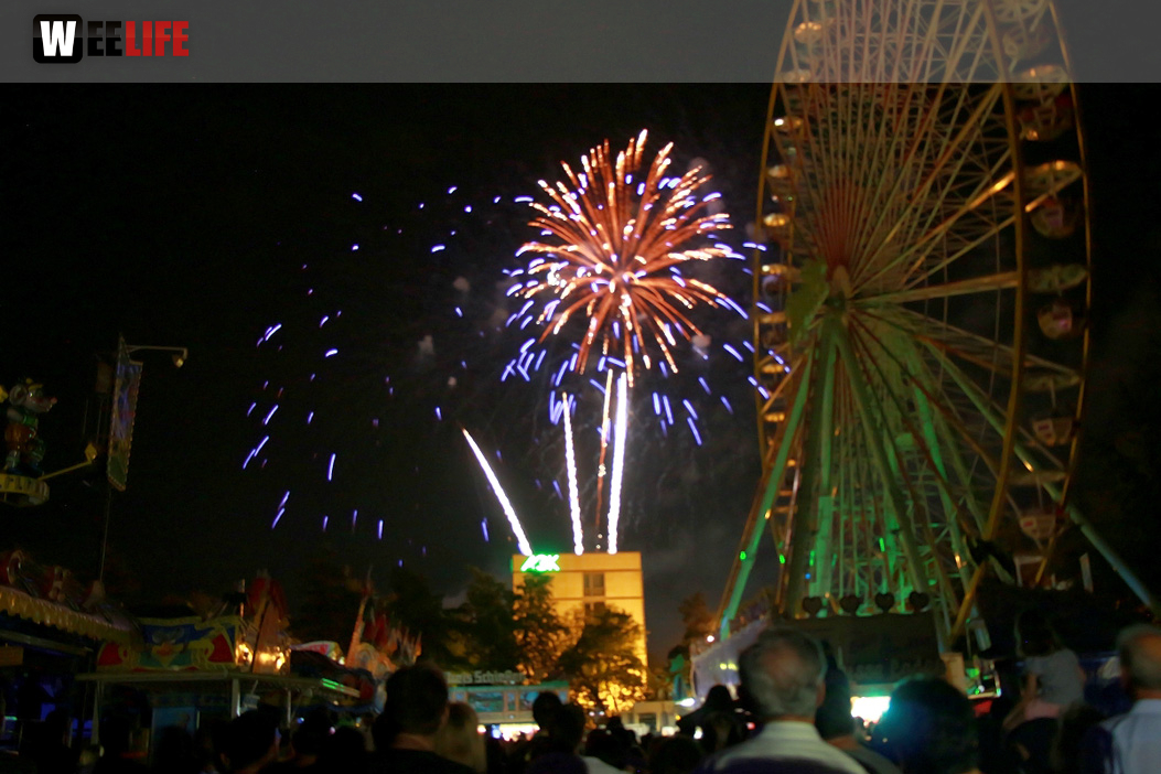 Abschlussfeuerwerk Hofer Volksfest 2018