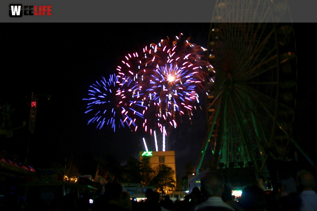 Abschlussfeuerwerk Hofer Volksfest 2018