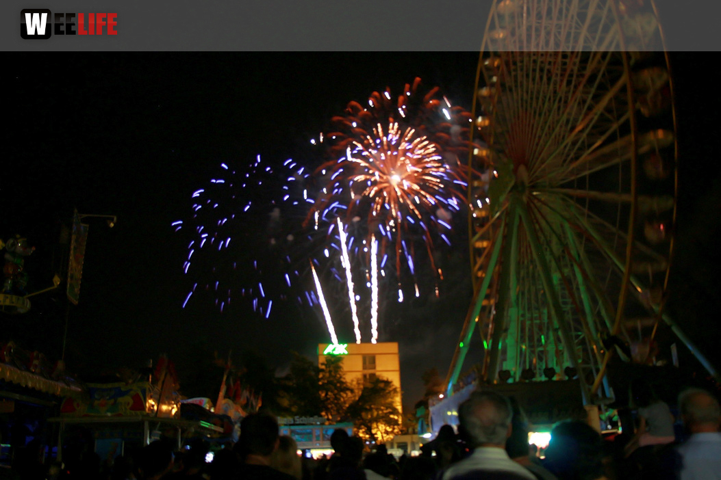 Abschlussfeuerwerk Hofer Volksfest 2018