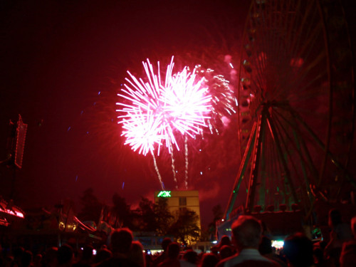Abschlussfeuerwerk Hofer Volksfest 2018 – Foto 23