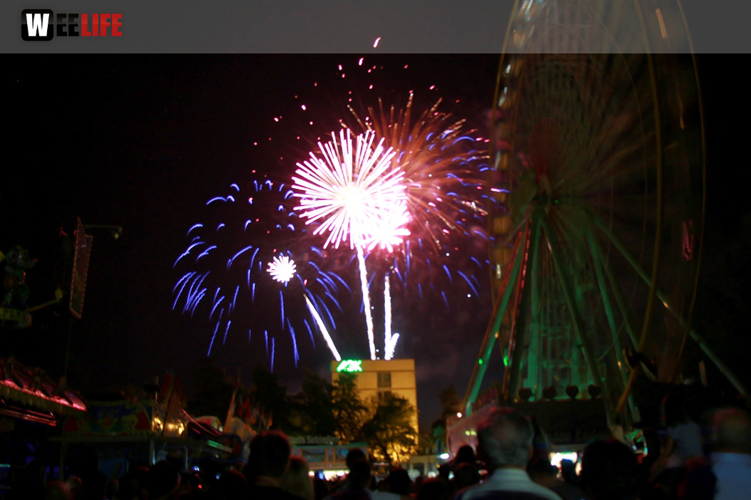 Abschlussfeuerwerk Hofer Volksfest 2018