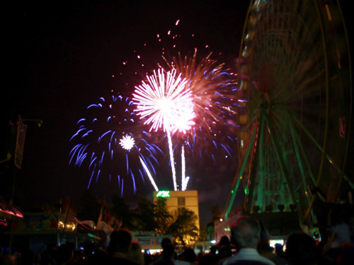 Abschlussfeuerwerk Hofer Volksfest 2018 – Foto 24