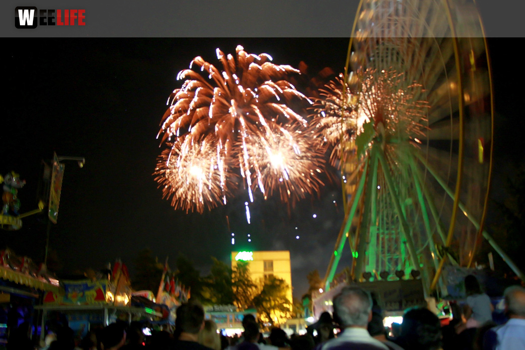 Abschlussfeuerwerk Hofer Volksfest 2018