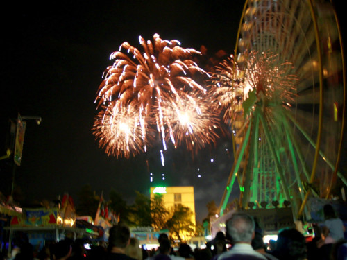Abschlussfeuerwerk Hofer Volksfest 2018 – Foto 25