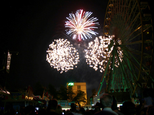 Abschlussfeuerwerk Hofer Volksfest 2018 – Foto 26