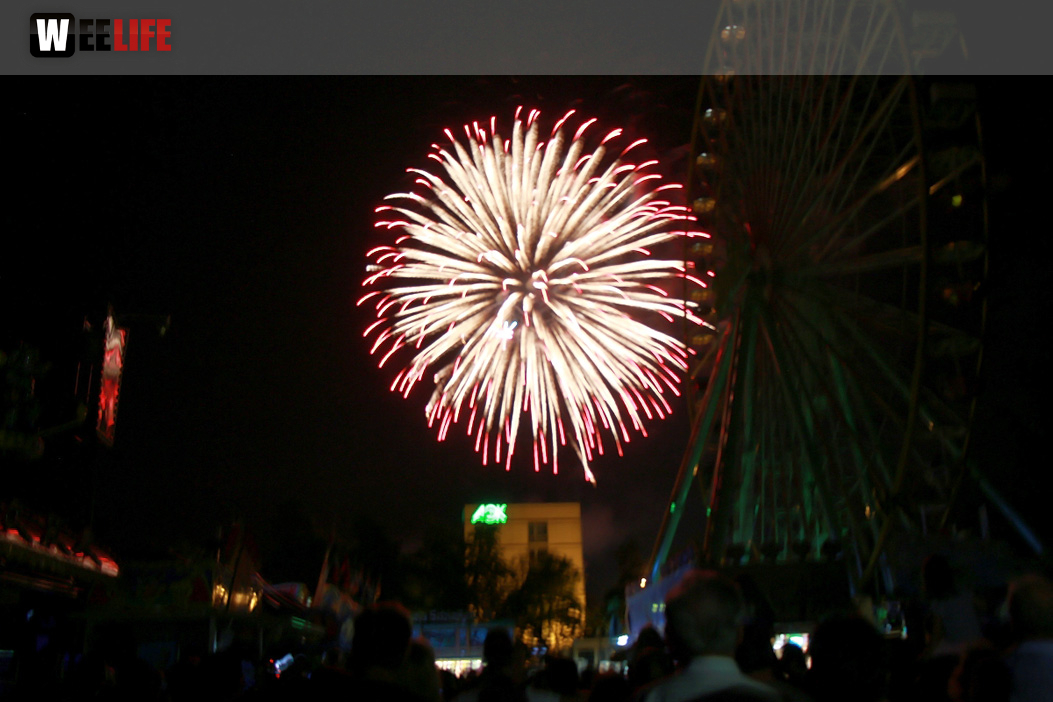 Abschlussfeuerwerk Hofer Volksfest 2018