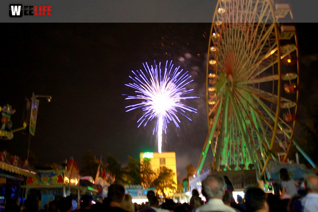 Abschlussfeuerwerk Hofer Volksfest 2018