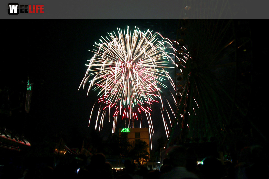 Abschlussfeuerwerk Hofer Volksfest 2018