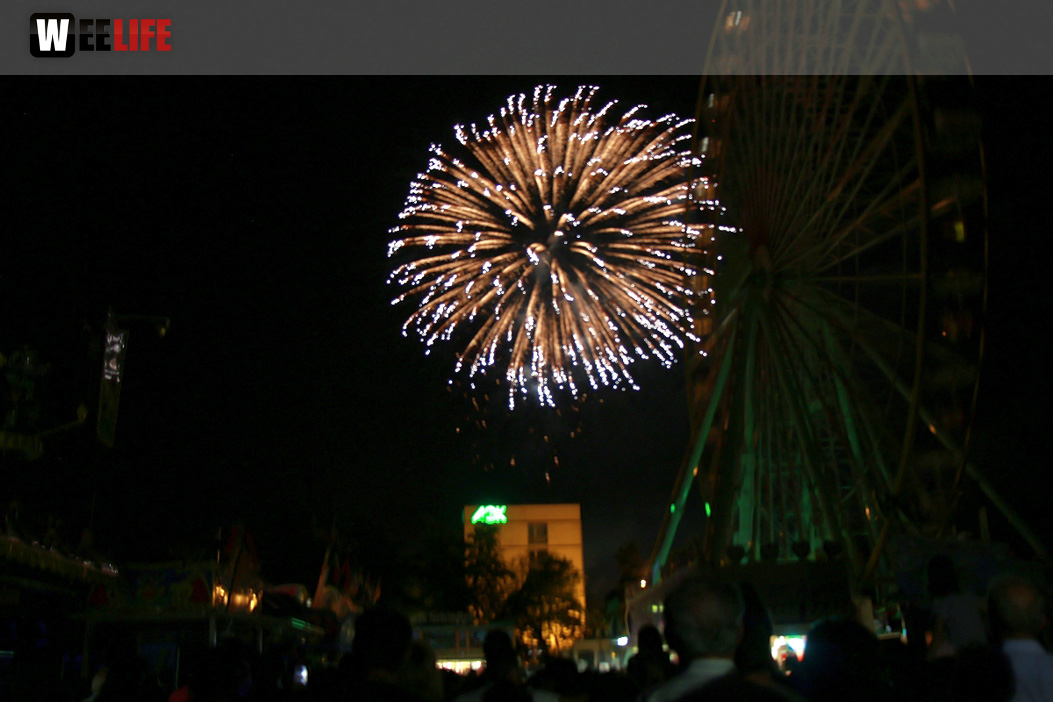 Abschlussfeuerwerk Hofer Volksfest 2018