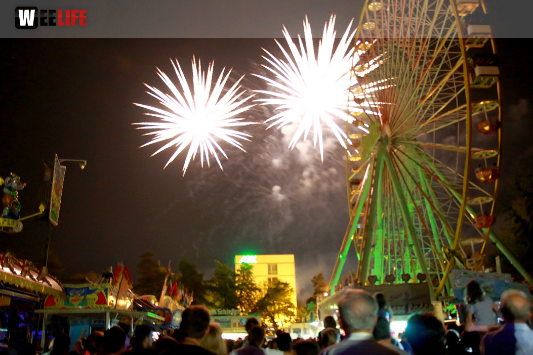 Abschlussfeuerwerk Hofer Volksfest 2018