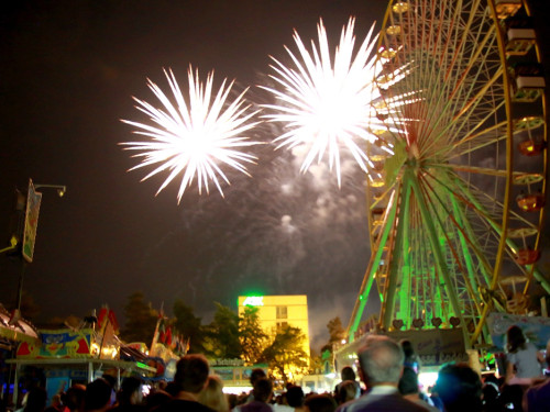 Abschlussfeuerwerk Hofer Volksfest 2018 – Foto 32