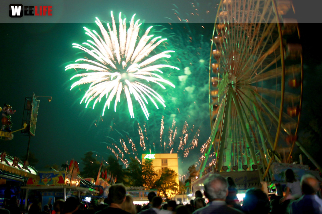 Abschlussfeuerwerk Hofer Volksfest 2018