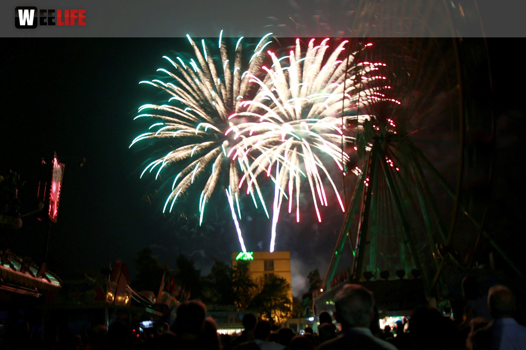 Abschlussfeuerwerk Hofer Volksfest 2018