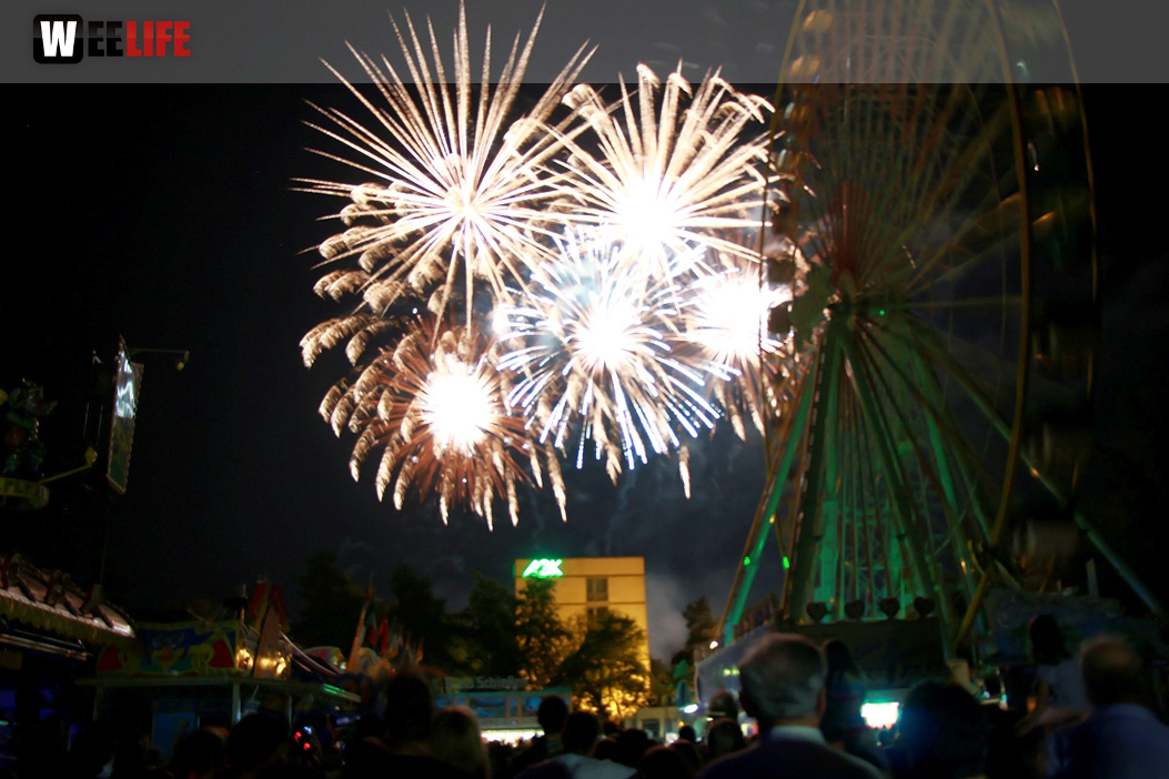 Abschlussfeuerwerk Hofer Volksfest 2018