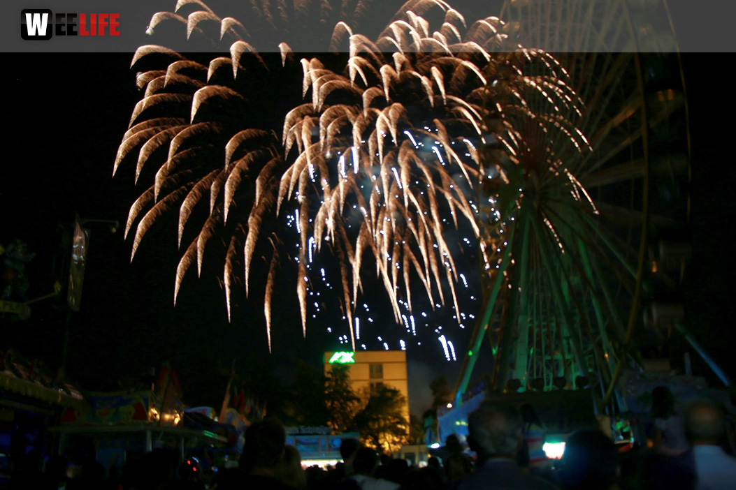 Abschlussfeuerwerk Hofer Volksfest 2018