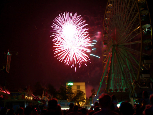 Abschlussfeuerwerk Hofer Volksfest 2018 – Foto 39