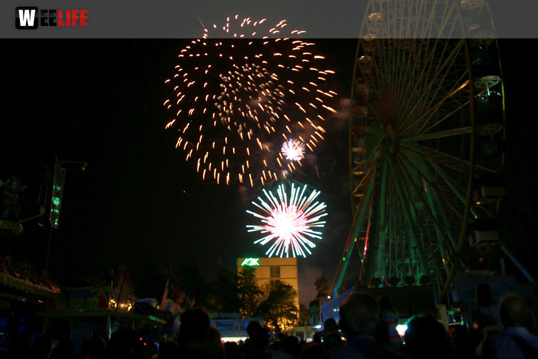 Abschlussfeuerwerk Hofer Volksfest 2018